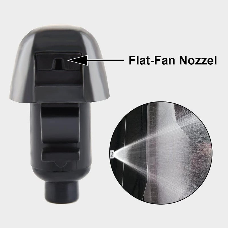 AUTOJARE Windshield Washer Nozzles Kit Compatible with 2009 2010 2011 2014 2015 Honda Pilot Washer Jet and Fluid Hose with Connector 76810SZAA01ZA - Image 2